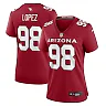 Zennovawear Roy Lopez 98 Arizona Cardinals Women's Game Jersey - Cardinal
