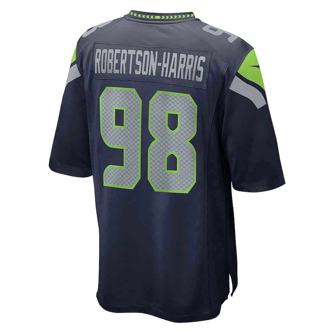 Zennovawear Roy Robertson-Harris 98 Seattle Seahawks Team Game Men Jersey - College Navy