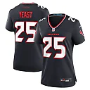 Zennovawear Russ Yeast 25 Houston Texans Women's Team Game Jersey - Navy