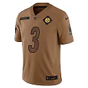 Zennovawear Russell Wilson 3 Pittsburgh Steelers 2023 Salute To Service Limited Men Jersey - Brown