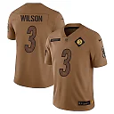 Zennovawear Russell Wilson 3 Pittsburgh Steelers 2023 Salute To Service Limited Men Jersey - Brown