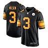 Zennovawear Russell Wilson 3 Pittsburgh Steelers Alternate Game Men Jersey - Black