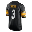 Zennovawear Russell Wilson 3 Pittsburgh Steelers Game Men Jersey - Black