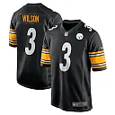 Zennovawear Russell Wilson 3 Pittsburgh Steelers Game Men Jersey - Black