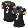 Zennovawear Russell Wilson 3 Pittsburgh Steelers Game Women Jersey - Black