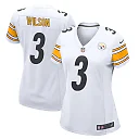 Zennovawear Russell Wilson 3 Pittsburgh Steelers Game Women Jersey - White
