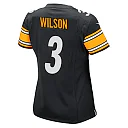 Zennovawear Russell Wilson 3 Pittsburgh Steelers Game Women Jersey - Black
