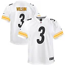Zennovawear Russell Wilson 3 Pittsburgh Steelers Game YOUTH Jersey - White