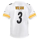 Zennovawear Russell Wilson 3 Pittsburgh Steelers Game YOUTH Jersey - White
