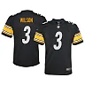 Zennovawear Russell Wilson 3 Pittsburgh Steelers Game YOUTH Jersey - Black
