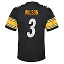 Zennovawear Russell Wilson 3 Pittsburgh Steelers Game YOUTH Jersey - Black