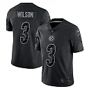 Zennovawear Russell Wilson 3 Pittsburgh Steelers RFLCTV Limited Game Men Jersey - Black