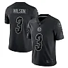 Zennovawear Russell Wilson 3 Pittsburgh Steelers RFLCTV Limited Game Men Jersey - Black