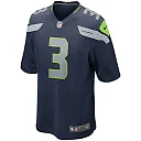 Zennovawear Russell Wilson 3 Seattle Seahawks Men Game Jersey - College Navy