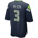 Zennovawear Russell Wilson 3 Seattle Seahawks Men Game Jersey - College Navy