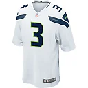 Zennovawear Russell Wilson 3 Seattle Seahawks Men Game Jersey - White