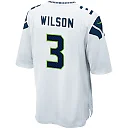 Zennovawear Russell Wilson 3 Seattle Seahawks Men Game Jersey - White
