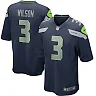 Zennovawear Russell Wilson 3 Seattle Seahawks Men Game Jersey - College Navy