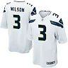 Zennovawear Russell Wilson 3 Seattle Seahawks Men Game Jersey - White