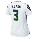 Zennovawear Russell Wilson 3 Seattle Seahawks Women Game Jersey - White