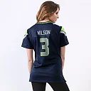Zennovawear Russell Wilson 3 Seattle Seahawks Women Game Jersey - College Navy