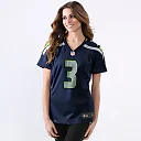 Zennovawear Russell Wilson 3 Seattle Seahawks Women Game Jersey - College Navy