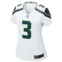 Zennovawear Russell Wilson 3 Seattle Seahawks Women Game Jersey - White