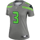 Zennovawear Russell Wilson 3 Seattle Seahawks Women Inverted Legend Jersey - Gray