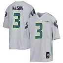 Zennovawear Russell Wilson 3 Seattle Seahawks YOUTH Jersey - Gray