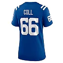 Zennovawear Ryan Coll 66 Indianapolis Colts Women's Game Jersey - Royal