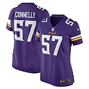 Zennovawear Ryan Connelly 57 Minnesota Vikings Women Game Jersey - Purple