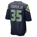 Zennovawear Ryan Cooper Jr. 35 Seattle Seahawks Game Men Jersey - College Navy