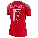 Zennovawear Ryan Tannehill 17 Tennessee Titans Women Inverted Legend Jersey - Red