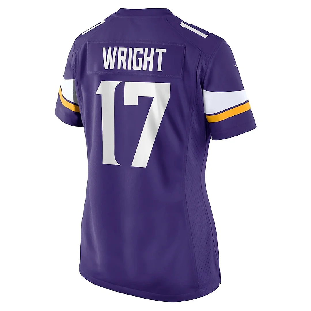 Zennovawear Ryan Wright 17 Minnesota Vikings Women's Game Jersey - Purple