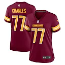 Zennovawear Saahdiq Charles 77 Washington Commanders Women Game Jersey - Burgundy