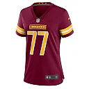 Zennovawear Saahdiq Charles 77 Washington Commanders Women Game Jersey - Burgundy