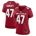 Zennovawear Sage Surratt 47 Arizona Cardinals Women's Game Jersey - Cardinal