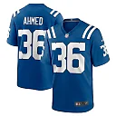 Zennovawear Salvon Ahmed 36 Indianapolis Colts Team Game Men Jersey - Royal