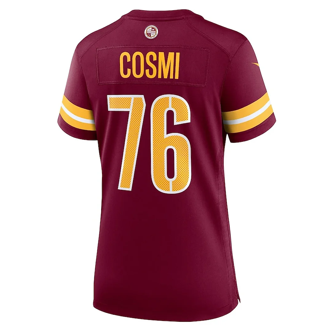Zennovawear Sam Cosmi 76 Washington Commanders Women Game Jersey - Burgundy