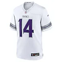Zennovawear Sam Darnold 14 Minnesota Vikings Alternate Game Men Jersey - White