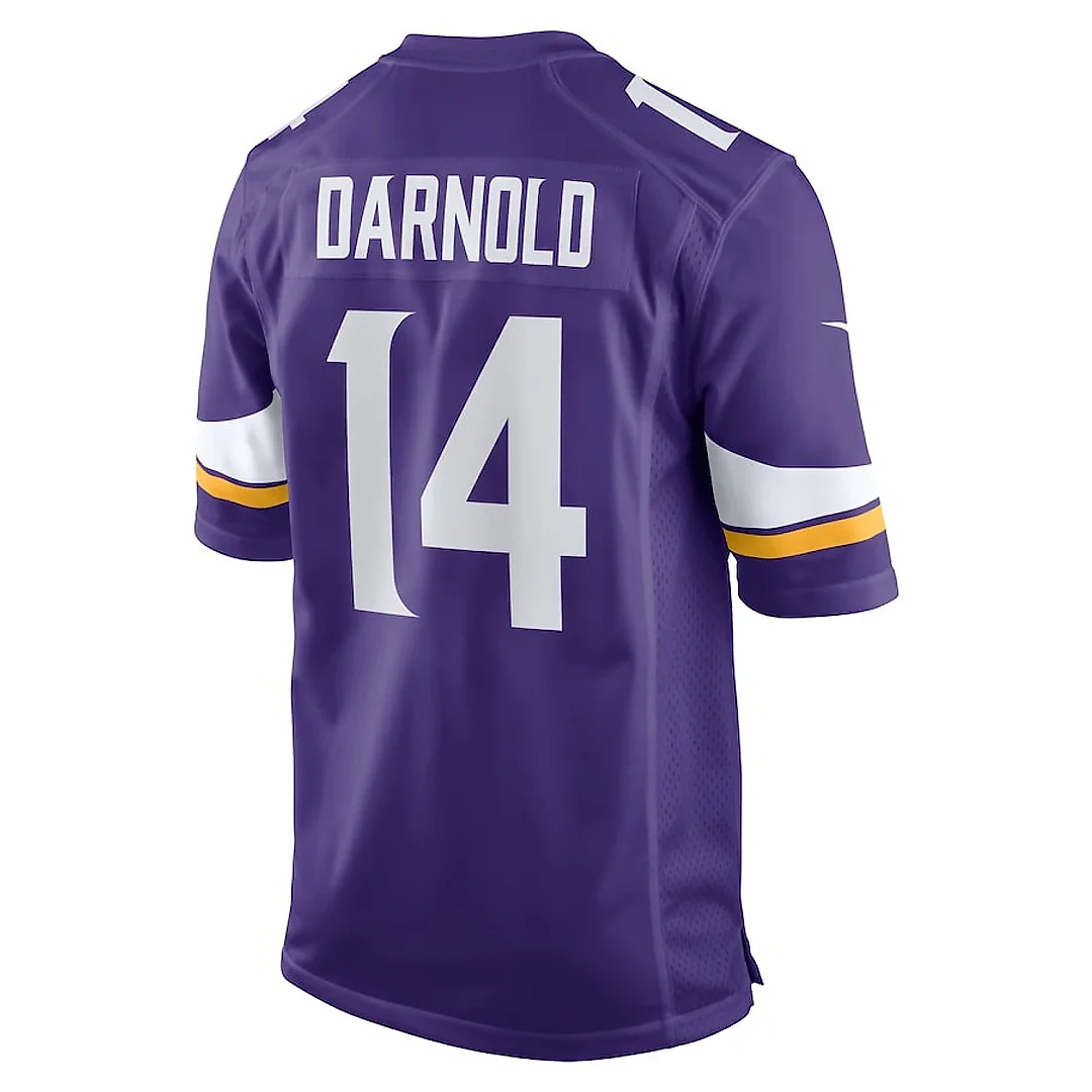 Zennovawear Sam Darnold 14 Minnesota Vikings Team Game Men Jersey - Purple
