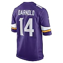 Zennovawear Sam Darnold 14 Minnesota Vikings Team Game Men Jersey - Purple