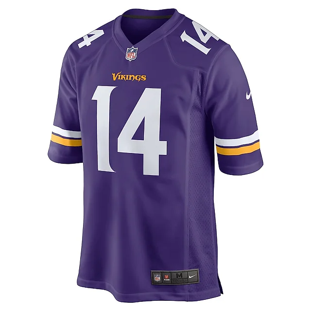 Zennovawear Sam Darnold 14 Minnesota Vikings Team Game Men Jersey - Purple