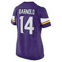 Zennovawear Sam Darnold 14 Minnesota Vikings Team Game Women Jersey - Purple