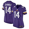 Zennovawear Sam Darnold 14 Minnesota Vikings Team Game Women Jersey - Purple