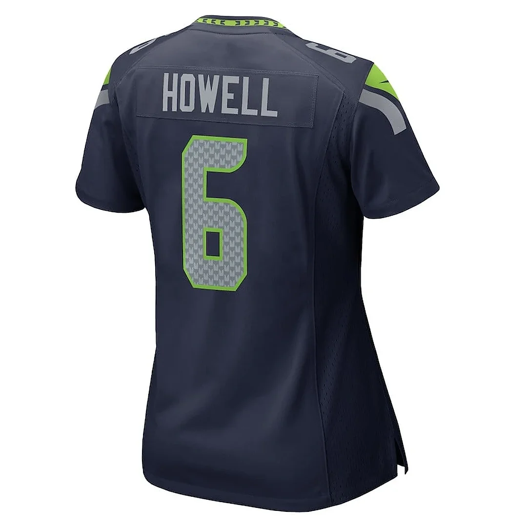 Zennovawear Sam Howell 6 Seattle Seahawks Women's Game Jersey - College Navy