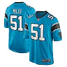 Zennovawear Sam Mills 51 Carolina Panthers Men Retired Jersey - Blue