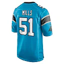 Zennovawear Sam Mills 51 Carolina Panthers Men Retired Jersey - Blue