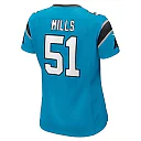 Zennovawear Sam Mills 51 Carolina Panthers Women Retired Jersey - Blue