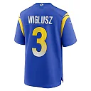 Zennovawear Sam Wiglusz 3 Los Angeles Rams Game Men Jersey - Royal